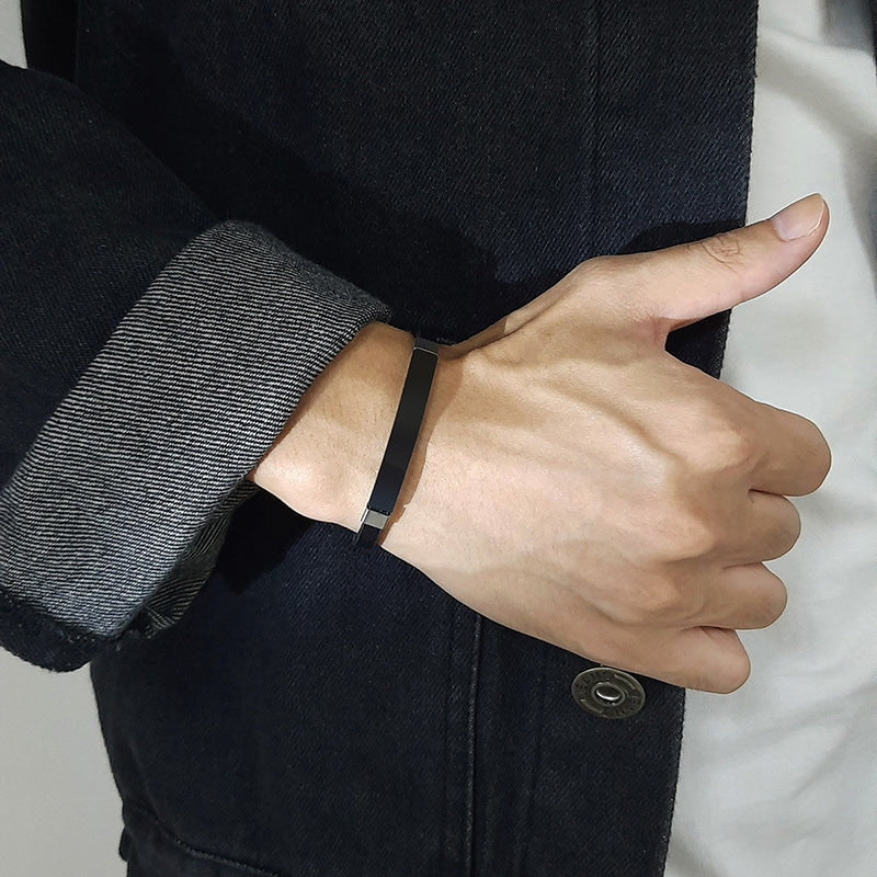 European And American DIY Custom-made Bracelets With Drawings And Stainless Steel Heart-shaped Bracelets
